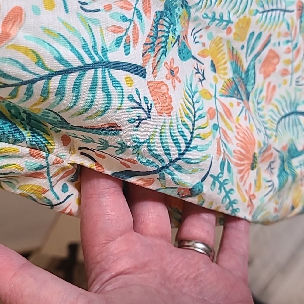 Duluth Trading Co NoGA Naturale Short Sleeve Dress Womens S Print Pockets - Picture 4 of 5